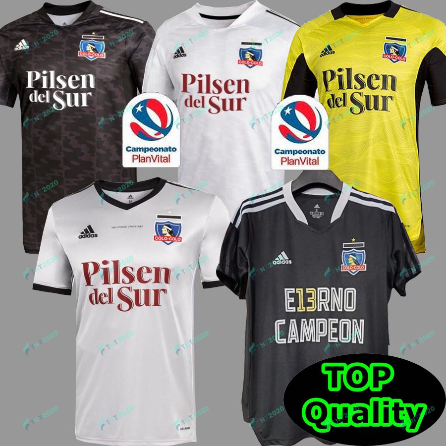 Universidad católica y colo colo disputan este domingo la supercopa easy 2020 a las 18:00 horas en el estadio nacional, uno de los dos clubes se transformará en el cuadro con más supercopas. 2021 Colo Colo Home Away Goalkeeper Edicion 30 Aniversario Camisetas De Futbol Soccer Jersey Football Shirts Shopee Chile
