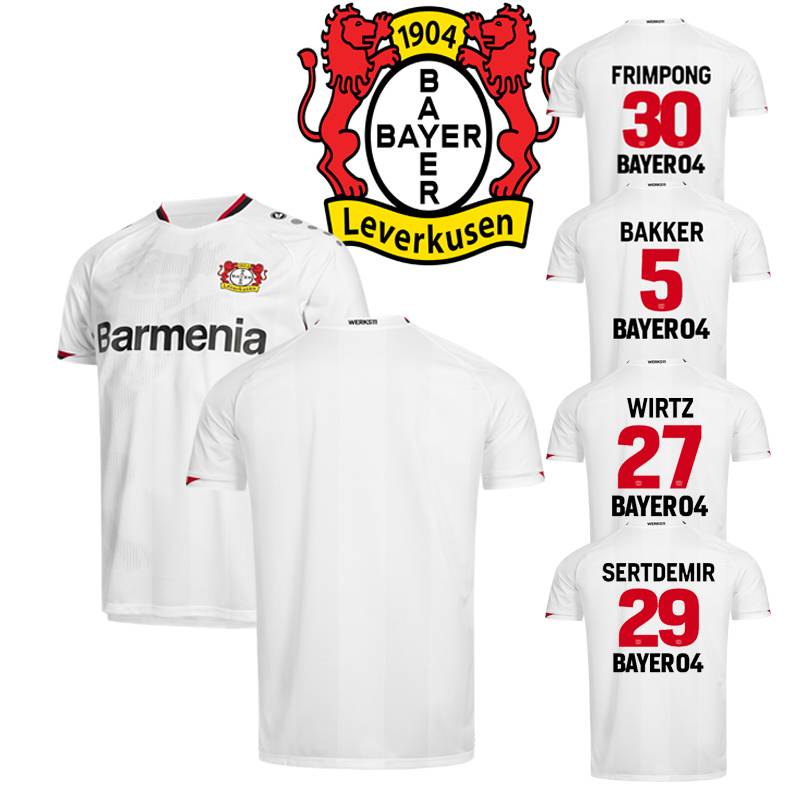 We can customise your new jersey with a print of your favourite bayer 04 player's name or a name of your choice and a number. 2022 Bayer Leverkusen F C Football Jersey Tshirt Tops Wirtz Frimpong Sertdemir Bakker Away Soccer Jersey Loose Sport Tee Trendy Shopee Chile