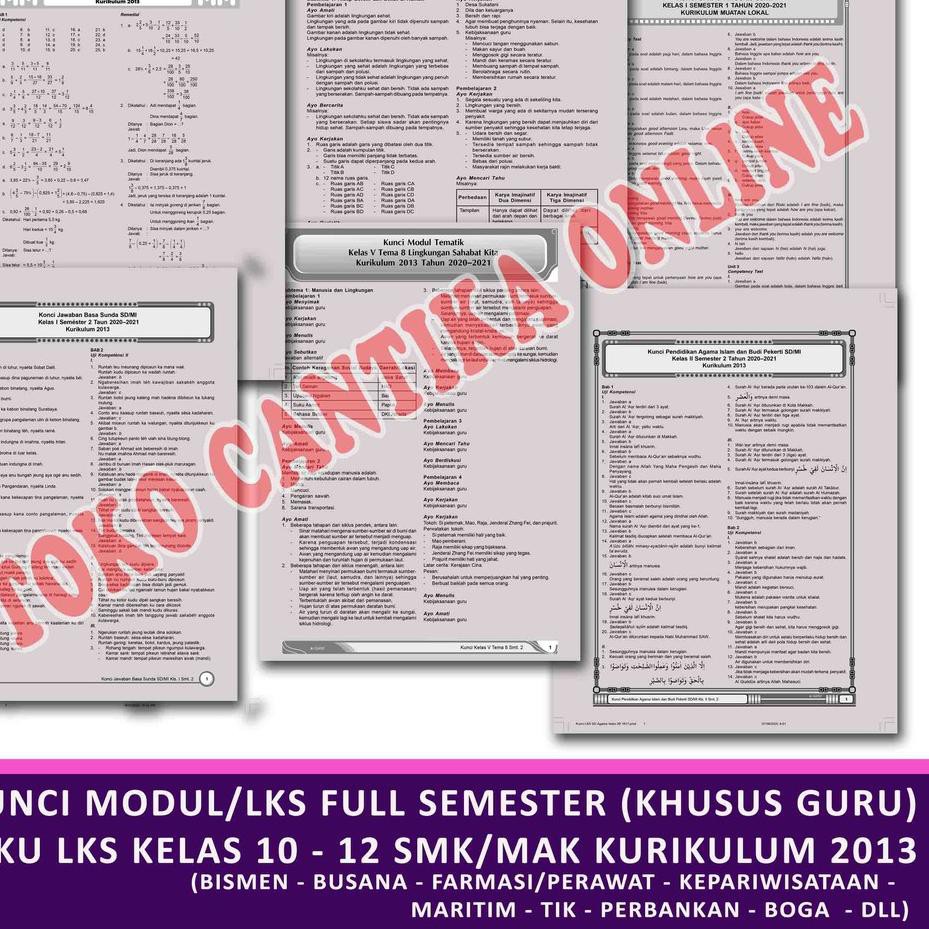 Kunci jawaban lembar kerja siswa (lks) sekolah : Pasti Untung Kunci Jawaban Lks Kelas 10 11 12 Smk Mak Full Semester Khusus Pegangan Guru Kurikulum Shopee Indonesia