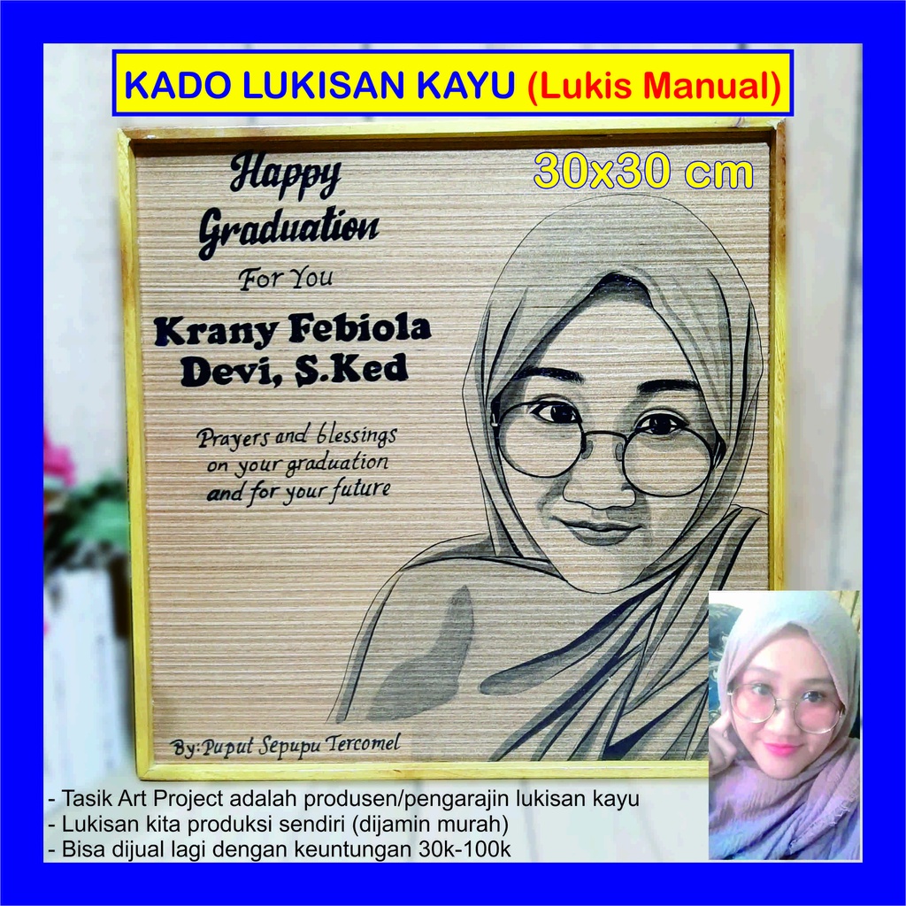 Sketsawajahkayu #griyaukir #diywoodartdivideo kali ini adalah tutorial membuat sketsa wajah pada kayu menggunakan spidol permanen, . Jual Lukisan Kayu Size 30x30 Sketsa Siluet Indonesia Shopee Indonesia