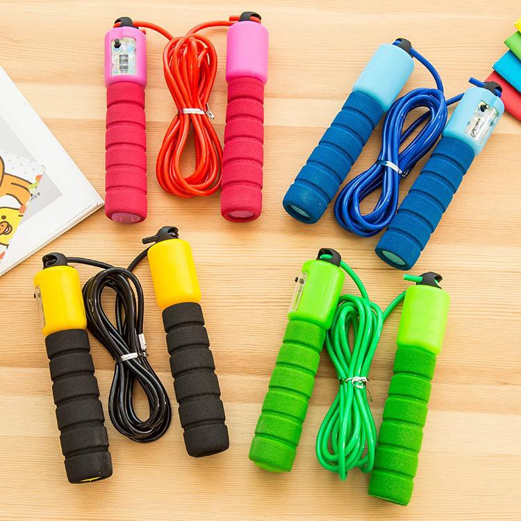 YR ) Jump Rope SKIPPING soft handle with counter TALI SKIPPING alat hitung  | Shopee Indonesia
