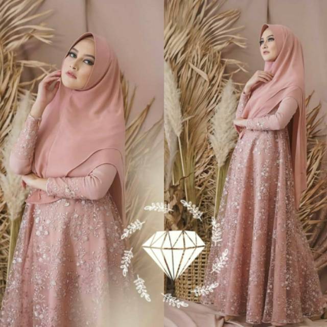 Top Terbaru Gamissyari Gamis Brukat Gamis Kekinian Gamismodern