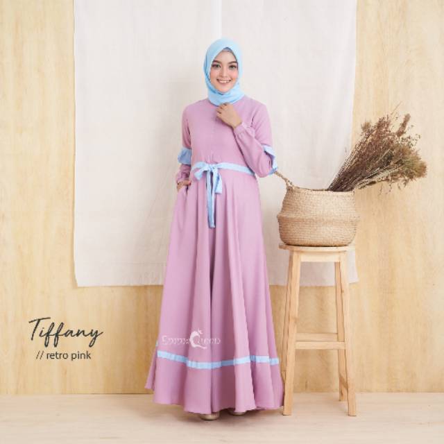 Dress Muslim Tiffany Dress By Emmaqueen Baju Muslim Gamis