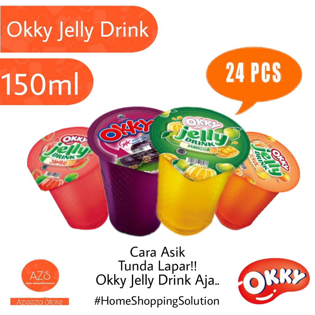 Pada kesempatan kali ini doyanresep.com akan membagikan resep minuman susu jelly botol yang wajib untuk dicoba. Okky Jelly Drink 150ml 1 Dus Isi 24 Pcs Shopee Indonesia
