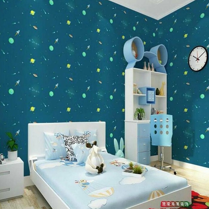 Jual Wallpaper Sticker Dinding Kamar Anak Termurah Planet Luar Angkasa Biru Lucu Bagus Indah Elegan Oke Indonesia|Shopee Indonesia 700_x_700_jpg
