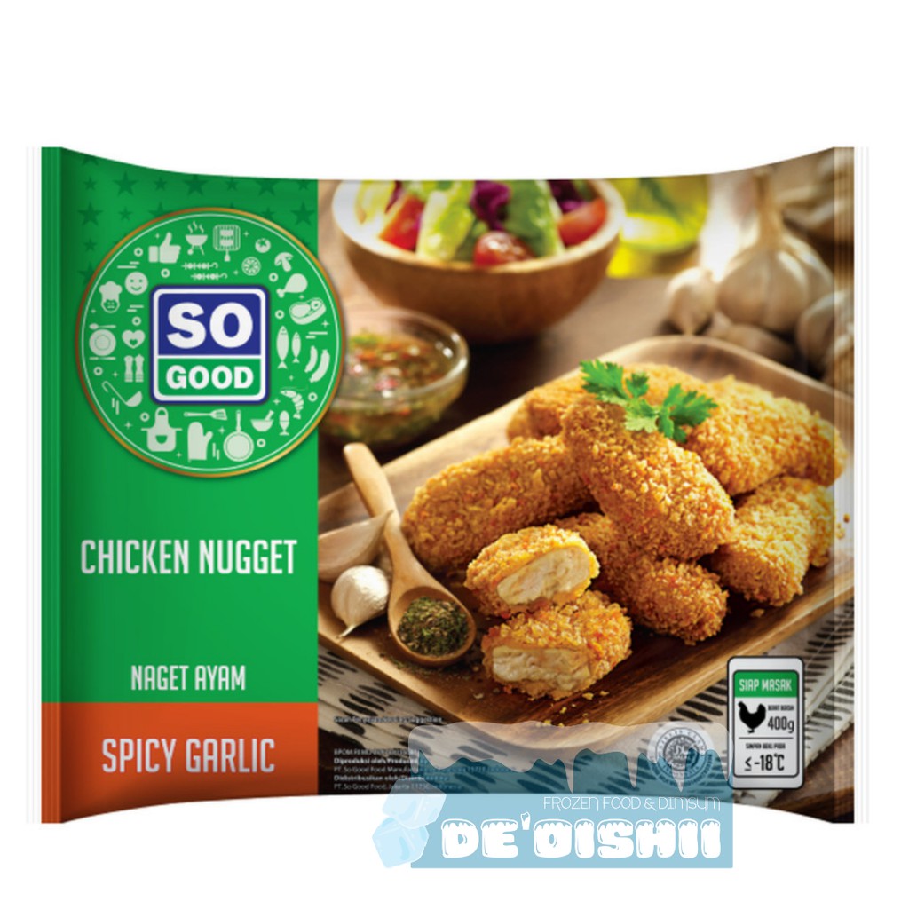 5 langkah cara membuat nugget ayam : Chicken Nugget Naget Ayam So Good Animal Alphabet Dino Original Spicy Garlic Shopee Indonesia