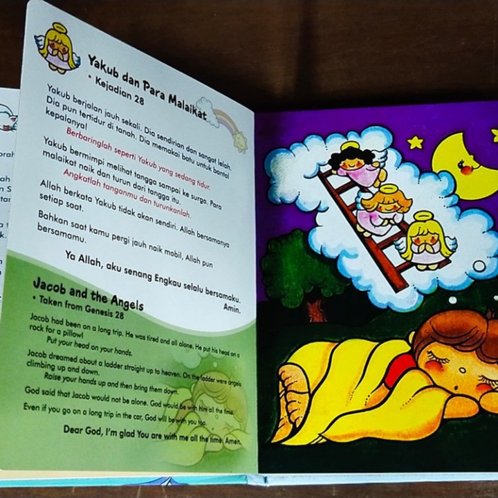 Contextual translation of aku tidak sendiri,,allah selalu bersamaku into english. Alkitab Kecil Cerita Alkitab Bergambar 2 Indonesia Inggris Shopee Indonesia