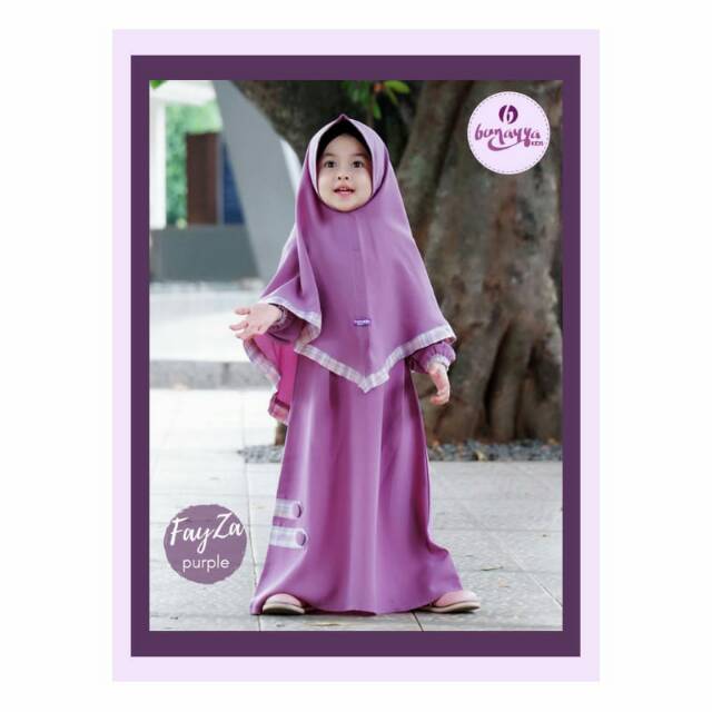 Gamis Anak Fayza Set By Bunayya Dress Anak Shopee Indonesia