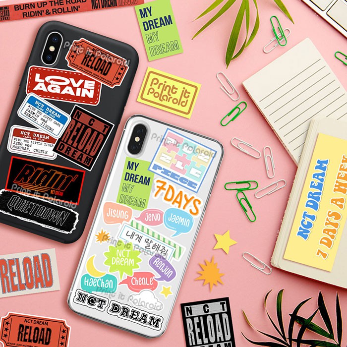 stiker nct dream reload casing hp laptop buku diy sticker