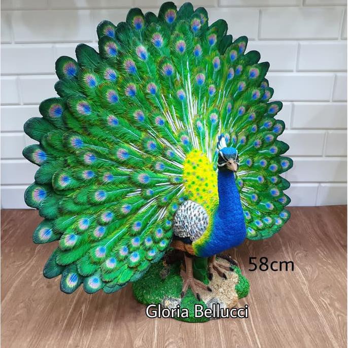 Jual Kualitas Terbaik - Patung Pajangan Burung Merak Peacock Mekar Jumbo Indonesia|Shopee Indonesia 686_X_686_jpg