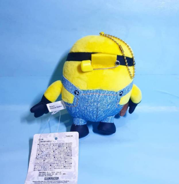 Zum film minions 2015 kommt diese detailreiche figur: Jual Bob Minion With Teddy Bear Keychain Doll Indonesia Shopee Indonesia