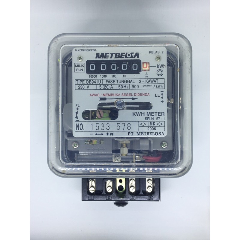 Pada awalnya, fungsi utama dari kwh meter ialah untuk menghitung pemakaian energi listrik. Jual Kwh Meter Analog 1phasa Indonesia Shopee Indonesia