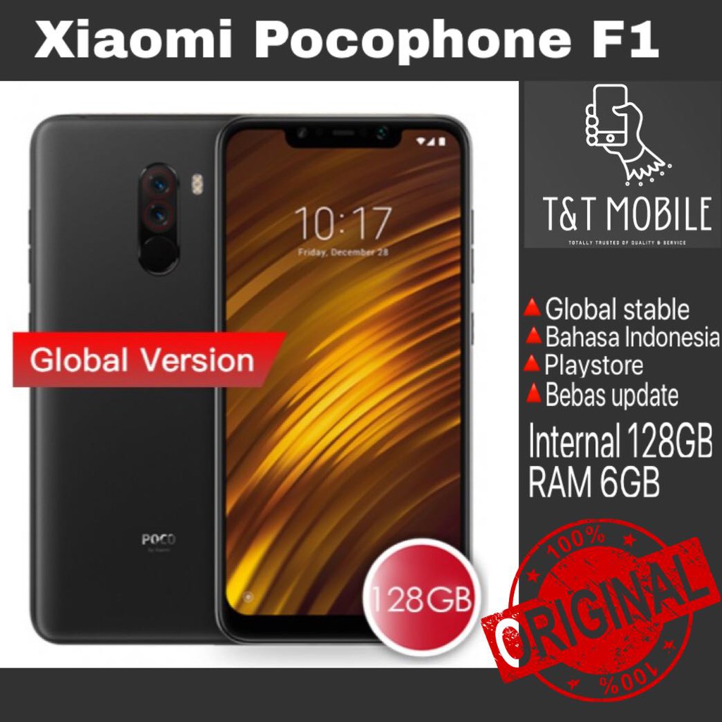 Xiaomi Pocophone F1 Poco F1 128gb Ram 6gb New Bnib Ori