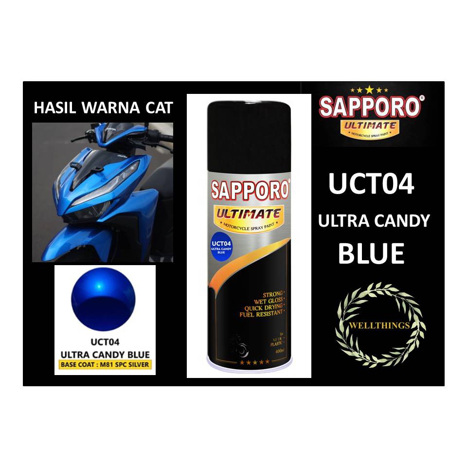 Cat semprot sapporo ultimate uct05 ultra candytone candy biru turquoise 400ml pylox piloks pilox. Harga Biru Candy Sapporo Terbaru Oktober 2021 Biggo Indonesia