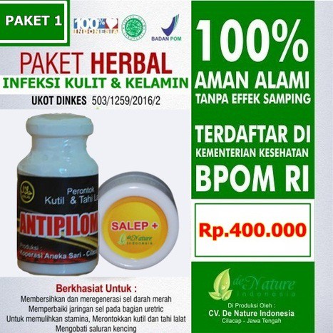 Obat Kutil Kelamin Jengger Ayam Oles Dan Kapsul Herbal Gatal