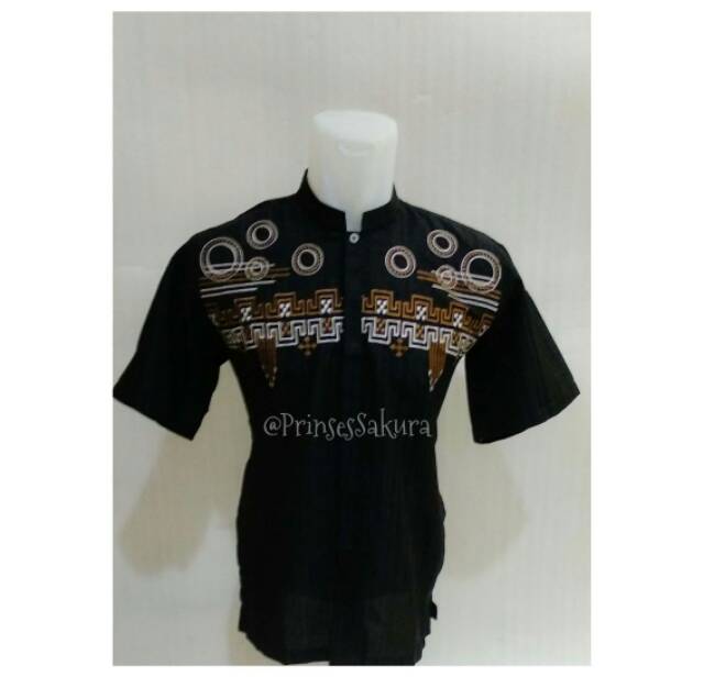 Motif bordir untuk baju koko mengalami perkembangan yang sumber . Baju Koko Bsy Motif Bordir Baju Muslim Pria Bordir Simple Shopee Indonesia
