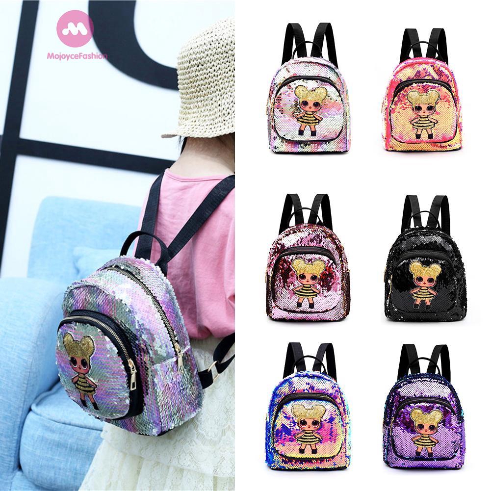 Tas Ransel Wanita Motif Print Sequin Untuk Travel Shopee Indonesia