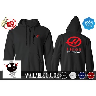 Sweater Hoodie Zipper Haas F1 Team Onionring