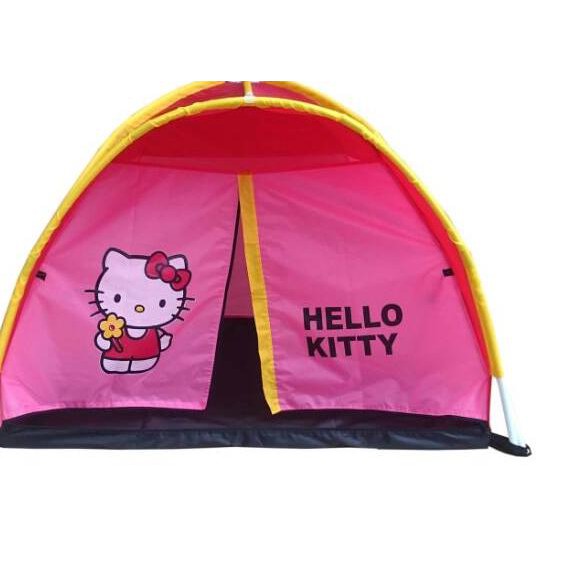 Mainan tenda kemah kemahan dan lampu tidur anak hello kitty keroppi let's play jessica jenica. Tenda Anak Karakter Hello Kitty Ukuran 120 X 120 Cm M Shopee Indonesia