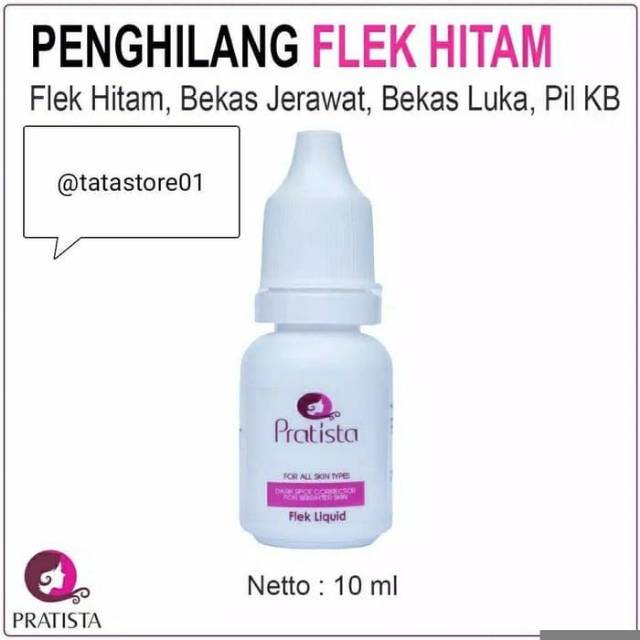 Memakai lidah buaya · 2. Jual Obat Flek Hitam Penghilang Flek Hitam Ampuh Pratista Brightening Liquid Serum Indonesia Shopee Indonesia