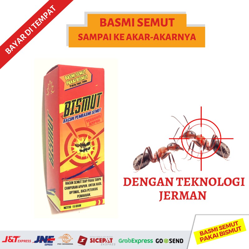 Jual [ Bayar di Rumah ] Pembasmi Semut BISMUT | Anti Semut Ampuh Original |  Pengusir Semut Rumah | Gula Indonesia|Shopee Indonesia