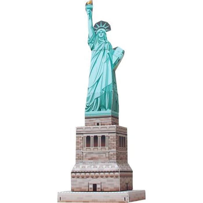 DIY Papercraft Miniatur Papercraft Patung Liberty Simple | Shopee Indonesia