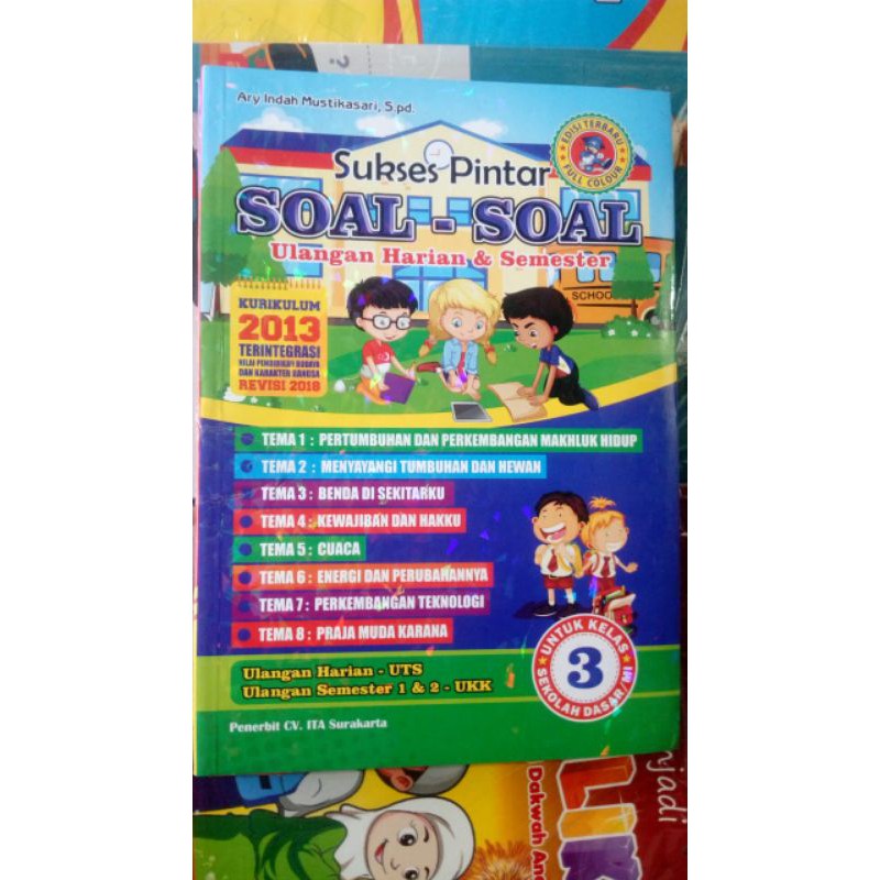 Kelas 1 tema 5 : Soal Tematik Kelas 3 Sd Sukses Pintar Shopee Indonesia