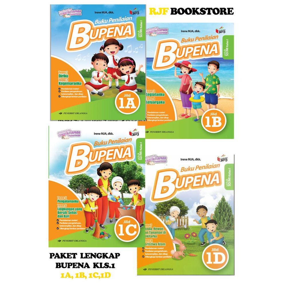jawaban soal bupena 4a.kunci jawaban bupena kelas 4 sd jilid 4a download buku tematik terpadu kelas 1 6 sd mi revisi terbaru. Kunci Jawaban Bupena Sd K13n Kls 1 Sampai Kls 6 Tema A Sampai D Shopee Indonesia
