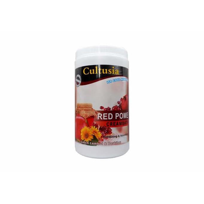 Jaga kesehatan dan pertahankan warna rambut anda dengan mengandalkan sampo berkandungan pomegranate atau buah delima. Jual Mask21 75 Cultusia Red Pome Delima Creambath 1kg Masker Rambut Indonesia Shopee Indonesia