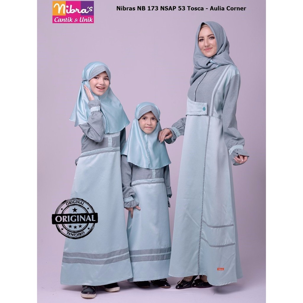 Promo Baju Couple Terbaru Nibras Gamis Ibu Nb 173 Gamis Anak Nsap