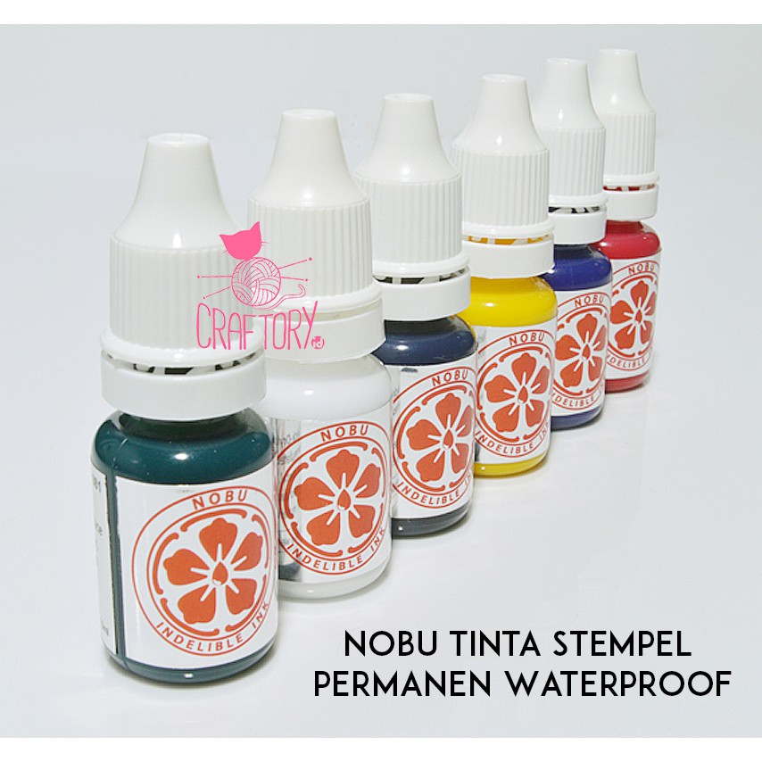 Tinta Stempel Permanen Nobu Ink / Cap Plastik / Cap Expired Date/10ml |  Shopee Indonesia