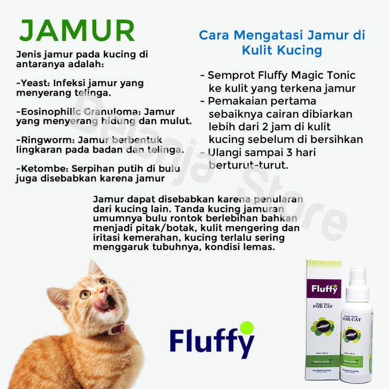 Bahkan, beberapa jenis penyakit yang berasal dari virus dan bakteri termasuk . Spray Obat Kutu Kucing Fluffy Anti Bulu Rontok Mengeringkan Luka Koreng Dan Jamur Gratis Cat Food Shopee Indonesia