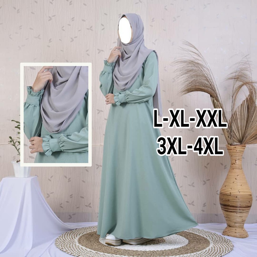 Paduan kedua warna ini cocok juga saat kamu datang ke berbagai acara, baik acara formal maupun informal. Gamis Jumbo Wardah Uk L Xl Xxl Xxxl Xxxxl Ld 100 110 120 130 140 Bahan Moscrape Lembut Jatuh Shopee Indonesia