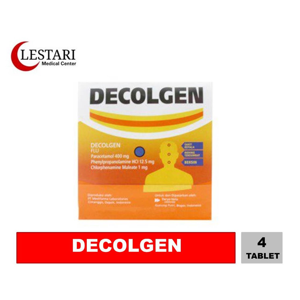 Jual Decolgen Tablet - Obat Flu / Pilek Indonesia|Shopee Indonesia
