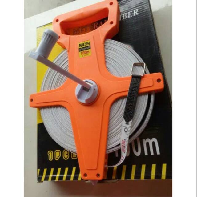 Meteran tancap 100 meter alat ukur meteran tanah meteran bangunan 100M  meteran tancep meteran tukang | Shopee Indonesia