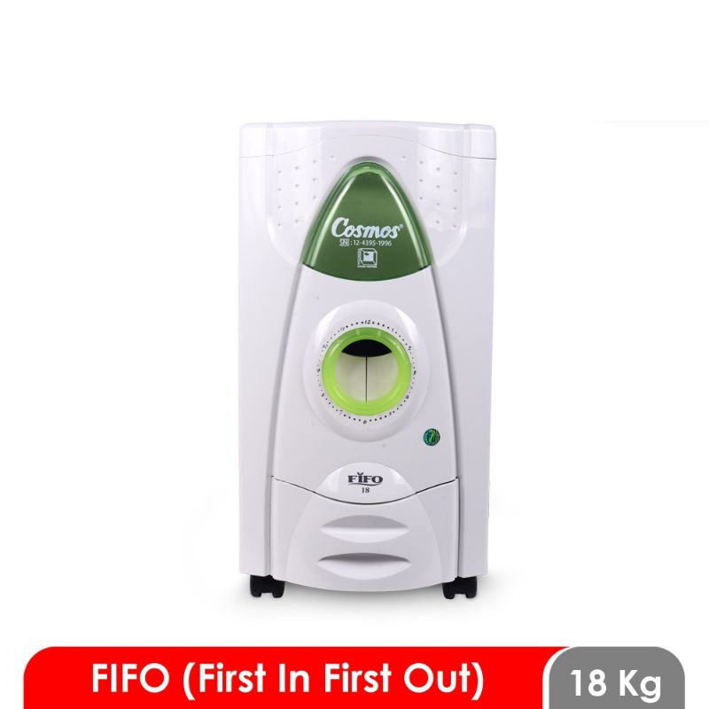 Fifo merupakan singkatan dari first in first out. Jual Tempat Penyimpanan Beras 18 Kg Cosmos Fifo 18 Indonesia Shopee Indonesia