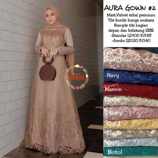 Check spelling or type a new query. Aura gown (READY STOK) tile brokat premium ootd kondangan hijab syari | Shopee Indonesia