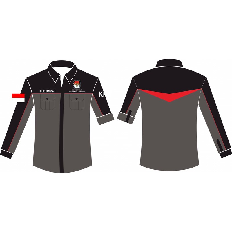 Jual Kemeja PDL PDH SERAGAM Padepokan Custom BORDIR Satuan Tanpa Minimal  Order Indonesia|Shopee Indonesia