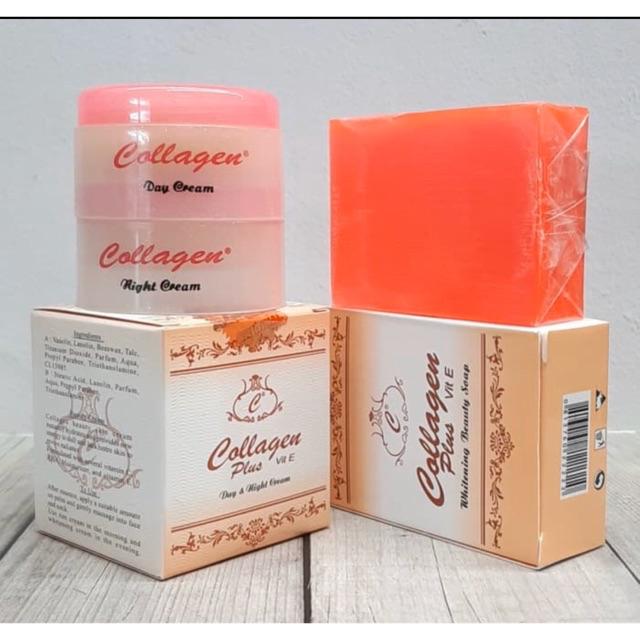 Produk cream malam warna kuning dan; Paket Cream Collagen Ori Import Cream Sabun Collagen Holo Original Shopee Indonesia