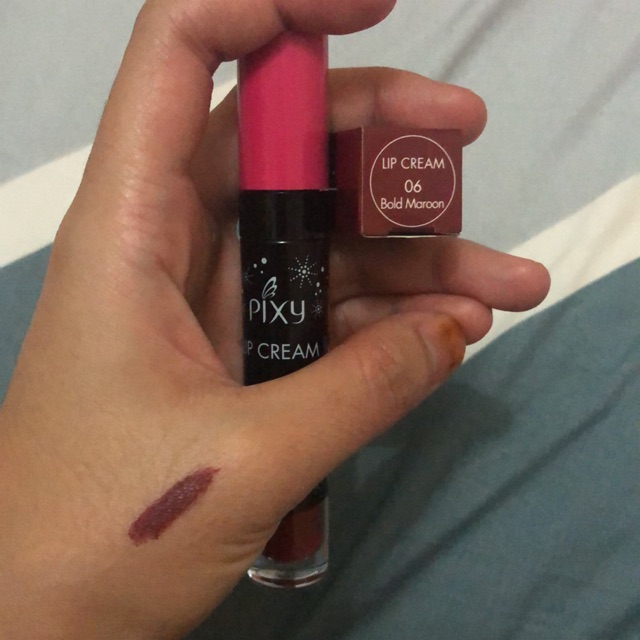 Beli pixy lip cream bold maroon terlengkap harga murah october 2021 di tokopedia! Pixy Lip Cream 06 Bold Maroon Shopee Indonesia