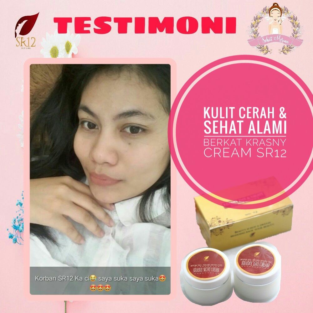 Jual [TERBUKTI] Produk Perawatan Wajah Anti Aging Moisturizer Cream Lokal  Bagus Terbaik SR12 Skincare Ori Indonesia|Shopee Indonesia