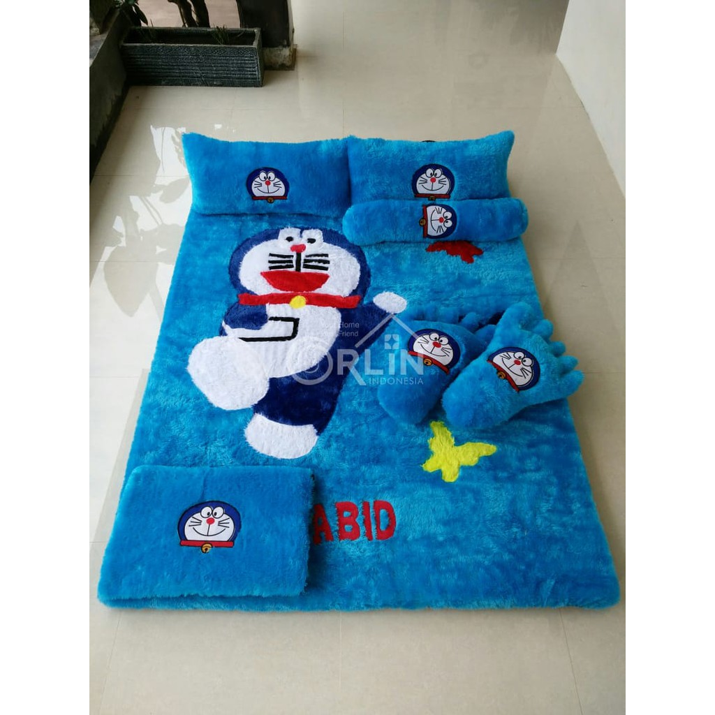 Harga karpet lantai tayo/karpet karakter doraemon motif size jumbo. Karpet Karakter Doraemon Shopee Indonesia