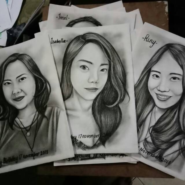 Jual Karikatur Kertas Hitam Putih Murah Pensil Arang Indonesia|Shopee Indonesia 640_X_640_jpg
