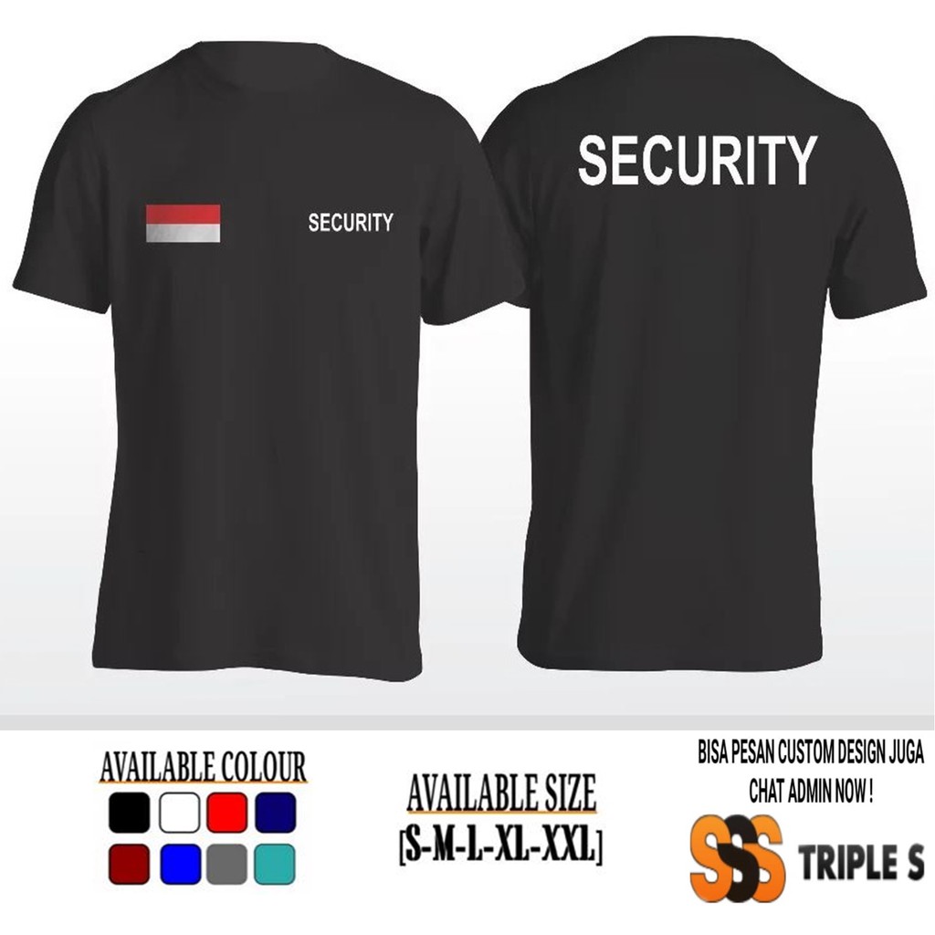 Beli produk kaos satpam security berkualitas dengan harga murah dari berbagai pelapak di. Jual Kaos Security Kaos Profesi Pria Keren Bahan Cotton Combed Berkualtas Shopee Indonesia