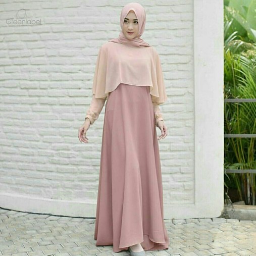 Baju Gamis Wanita Kekinian Terbaru 2019 Ed Maxi Fiona Plisket