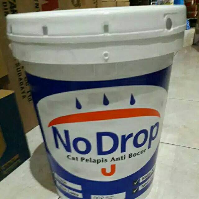 No drop 1 kg anti bocor waterproofing cat anti kedap air. Cat Tembok No Drop Waterproof 20kg Pelapis Anti Bocor 20 Kg Pail Shopee Indonesia