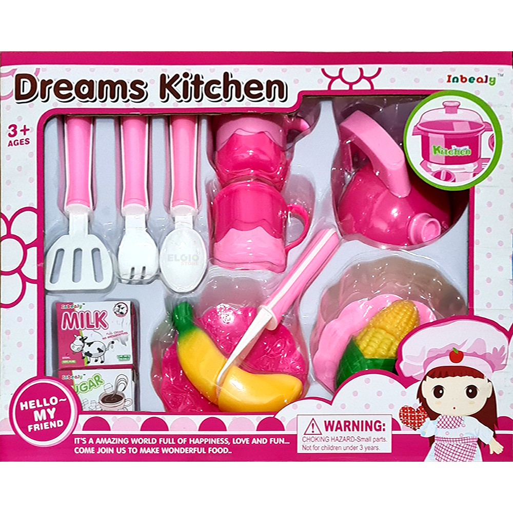 The models surrounded with a green border are available in the default catalog of sweet home 3d 6.6 free version. Jual Dreams Kitchen Funny Tableware Mainan Masak Maskaan Anak Perempuan Pura Pura Indonesia Shopee Indonesia
