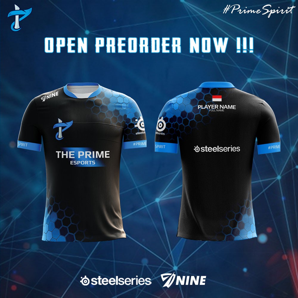 What's the prime age for esports players? Jersey The Prime Esports 2020 Blue Shopee Indonesia