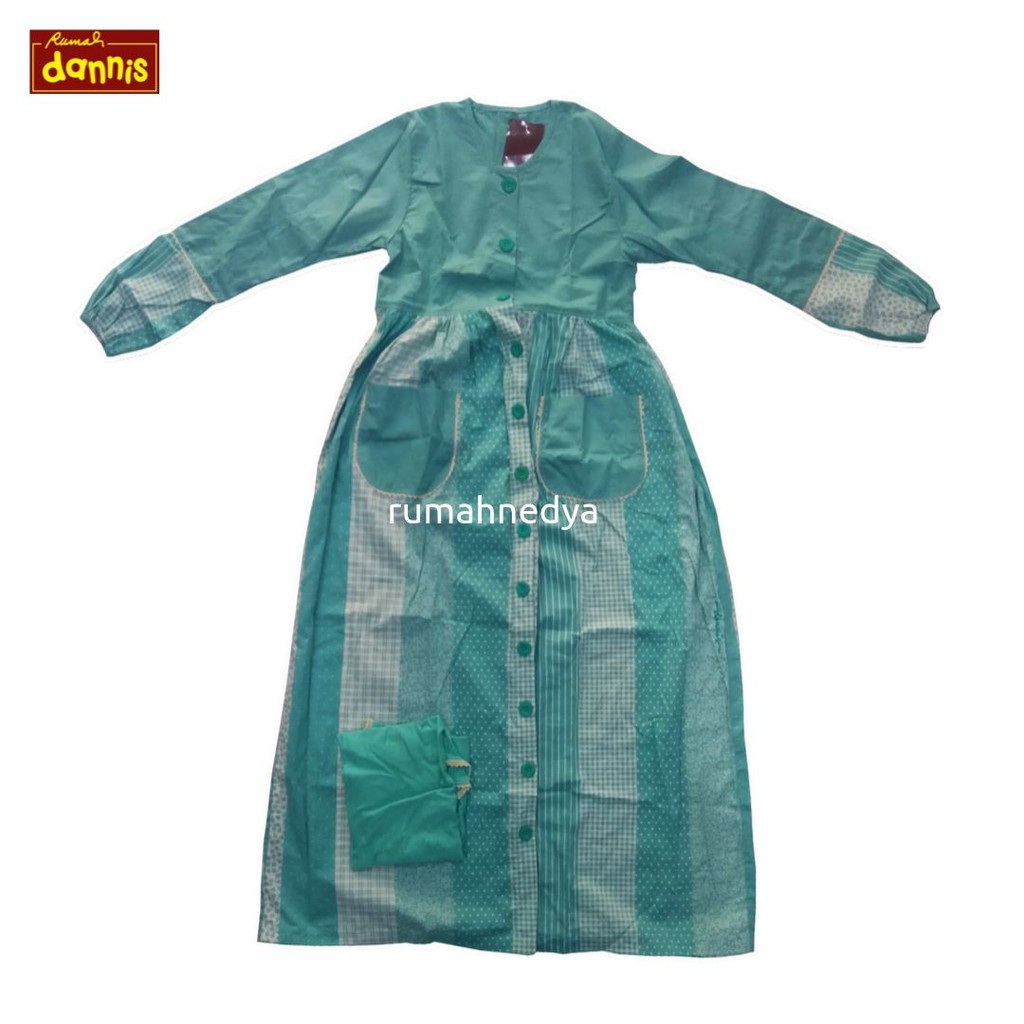Baju Gamis Anak Perempuan Dannis Size 12 Usia 12 13 Thn