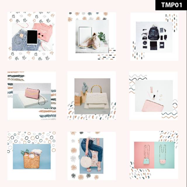 Instagram Feed Tamplate Instagram Shopee Indonesia